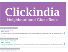 Tablet Screenshot of clickindiablog.blogspot.com