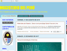 Tablet Screenshot of magisterioperu1.blogspot.com