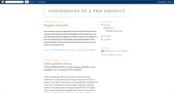 Desktop Screenshot of confessionsphd-rip.blogspot.com