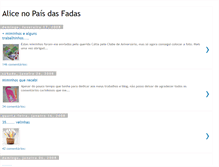 Tablet Screenshot of alicenopaisdasfadas.blogspot.com