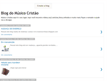 Tablet Screenshot of blogmusicocristao.blogspot.com