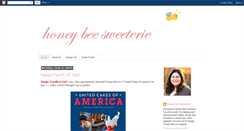 Desktop Screenshot of honeybeesweeterie.blogspot.com