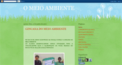 Desktop Screenshot of meioambientetecnologiasg.blogspot.com