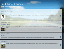Tablet Screenshot of haber-foodtravel.blogspot.com