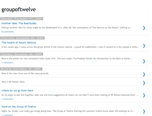 Tablet Screenshot of groupoftwelve.blogspot.com
