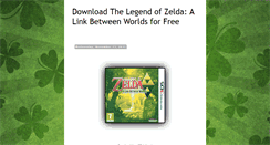 Desktop Screenshot of legend-of-zelda-a-link-between-worlds.blogspot.com