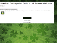 Tablet Screenshot of legend-of-zelda-a-link-between-worlds.blogspot.com