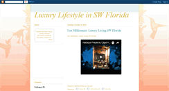 Desktop Screenshot of luxurylifestyleswfl.blogspot.com