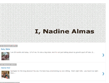Tablet Screenshot of nadinealmas.blogspot.com