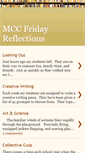 Mobile Screenshot of mccfridayreflections.blogspot.com