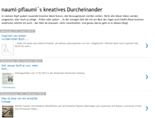 Tablet Screenshot of naumi-pflaumi.blogspot.com