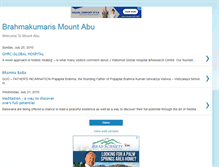 Tablet Screenshot of brahmakumarismountabu.blogspot.com