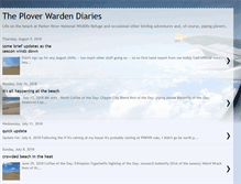 Tablet Screenshot of ploverwardendiaries.blogspot.com