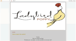 Desktop Screenshot of ladybirdpoppy.blogspot.com