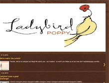 Tablet Screenshot of ladybirdpoppy.blogspot.com