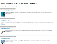 Tablet Screenshot of bountyhunterdetector.blogspot.com