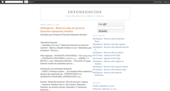 Desktop Screenshot of infonegocios.blogspot.com
