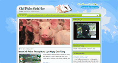Desktop Screenshot of chephamsinhhoc.blogspot.com