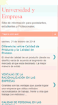 Mobile Screenshot of enlaceuniversidadempresa.blogspot.com