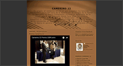 Desktop Screenshot of camerino22.blogspot.com