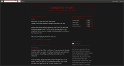 Desktop Screenshot of lunatic-high.blogspot.com