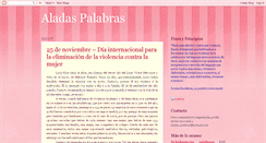 Desktop Screenshot of aladas-palabras.blogspot.com