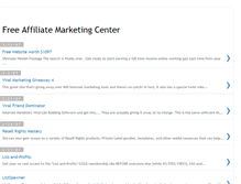 Tablet Screenshot of affiliatemarketingfreebies.blogspot.com