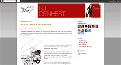 Desktop Screenshot of kjdenhert.blogspot.com