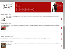 Tablet Screenshot of kjdenhert.blogspot.com