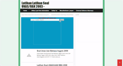 Desktop Screenshot of latihan-soal.blogspot.com