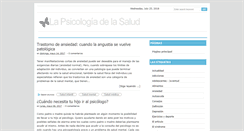 Desktop Screenshot of lapsicologiadelasalud.blogspot.com