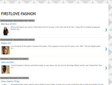 Tablet Screenshot of firstlove-fashion.blogspot.com