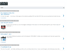 Tablet Screenshot of envyorganics.blogspot.com