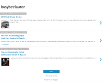 Tablet Screenshot of busybeelauren.blogspot.com