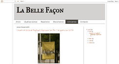 Desktop Screenshot of labellefacon.blogspot.com