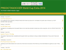 Tablet Screenshot of predictasoccerworld.blogspot.com