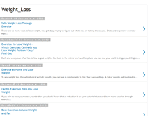 Tablet Screenshot of goodweightlossfitness.blogspot.com
