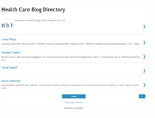 Tablet Screenshot of health-care-point.blogspot.com