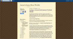 Desktop Screenshot of gameshowweekly.blogspot.com