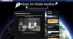 Desktop Screenshot of padelpedromunoz.blogspot.com