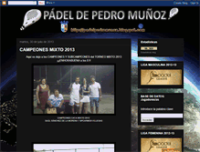 Tablet Screenshot of padelpedromunoz.blogspot.com