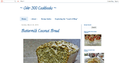 Desktop Screenshot of over300cookbooks.blogspot.com