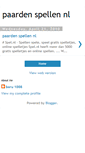 Mobile Screenshot of paarden-spellen-nl.blogspot.com