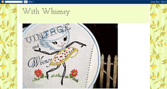 Desktop Screenshot of lovewithwhimsy.blogspot.com