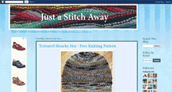 Desktop Screenshot of justastitchaway.blogspot.com