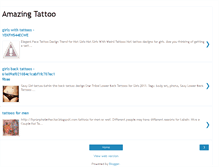 Tablet Screenshot of amazitattoo.blogspot.com