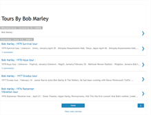 Tablet Screenshot of bobmarelytour.blogspot.com