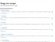 Tablet Screenshot of bloggsomsjanger.blogspot.com