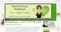 Desktop Screenshot of curlsandgrins.blogspot.com