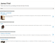Tablet Screenshot of jamesfriel.blogspot.com